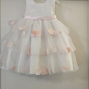 White and Pink Tulle Dress